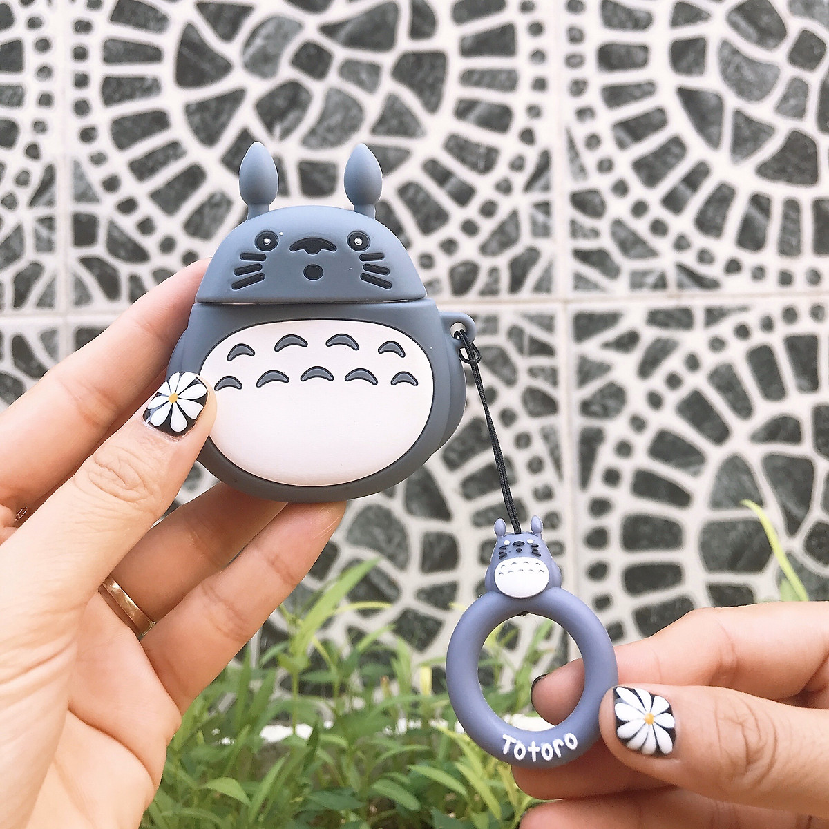 Bao Case Silicon Cho Tai Nghe Apple AirPods 3 - Hình Pokemon Totoro