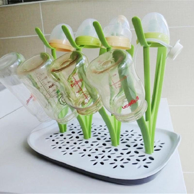 Bình Khô Giá Để Bình Sữa Thoát Sấy Giá Đỡ Xanh Trắng Cho Bé Vệ Sinh Máy Sấy Điện Lưu Trữ Phơi