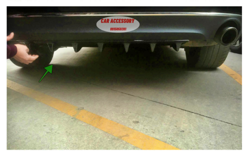 Lip sau cản sau ô tô lippo vây cá mập lắp chung các dòng xe cánh gió thể thao