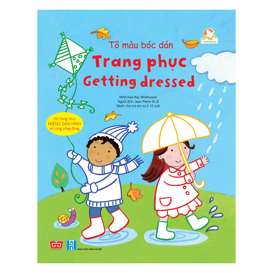 Tô Màu Bóc Dán - Trang Phục - Getting Dressed