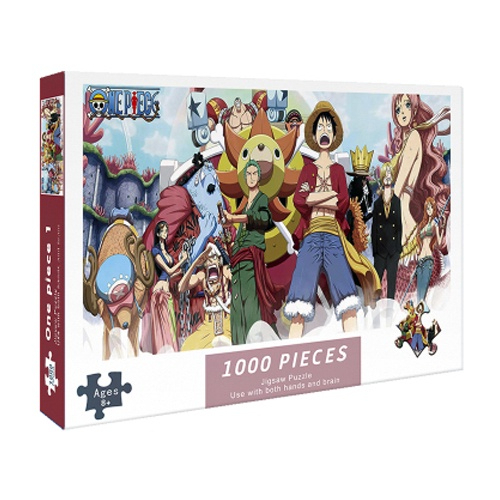 Bộ 1000 Miếng Mẫu Hoạt Hình Onepiece - Naruto - Pokemon Pikachu Tranh Ghép Xếp Hình Jigsaw Puzzle