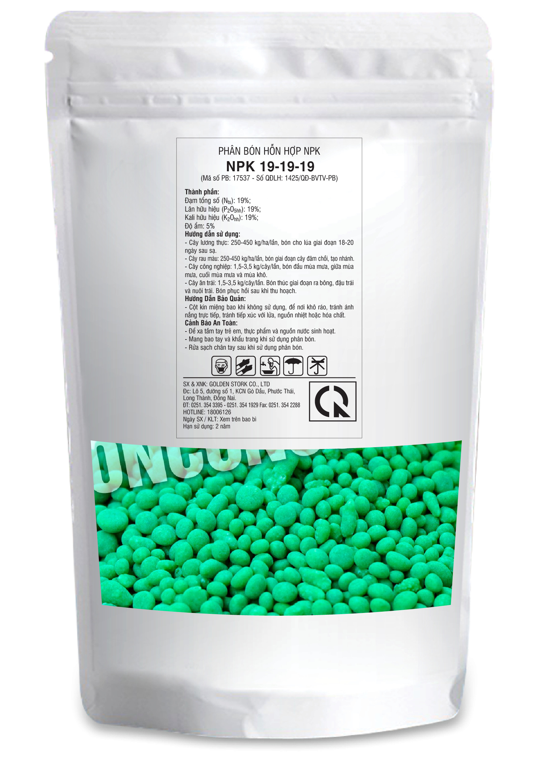 Phân Bón Hỗn Hợp NutriTech NPK 19-19-19+TE 1Kg