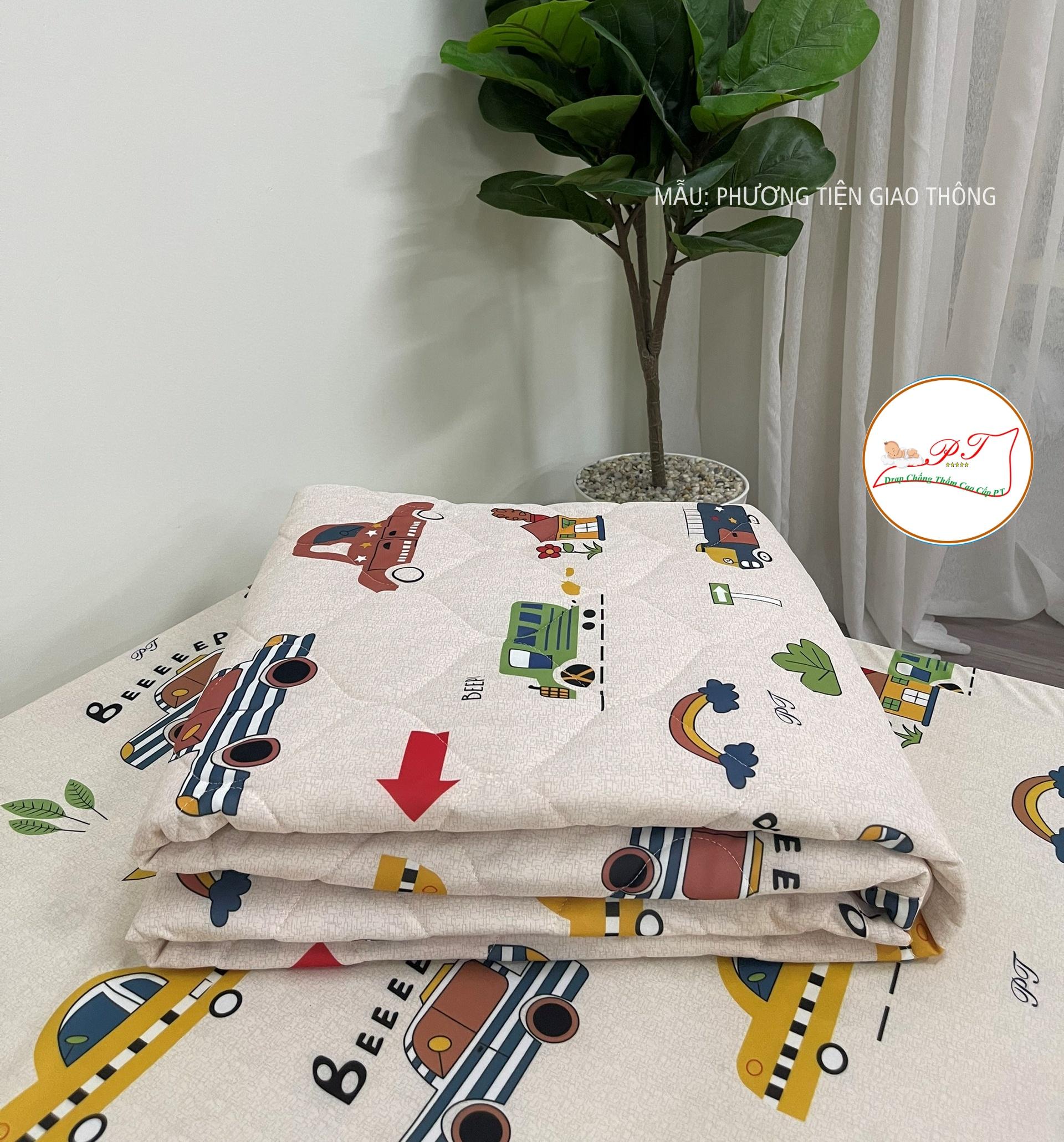 Ga Chống Thấm Cao Cấp PT Mẫu Họa Tiết Phương Tiện Giao Thông