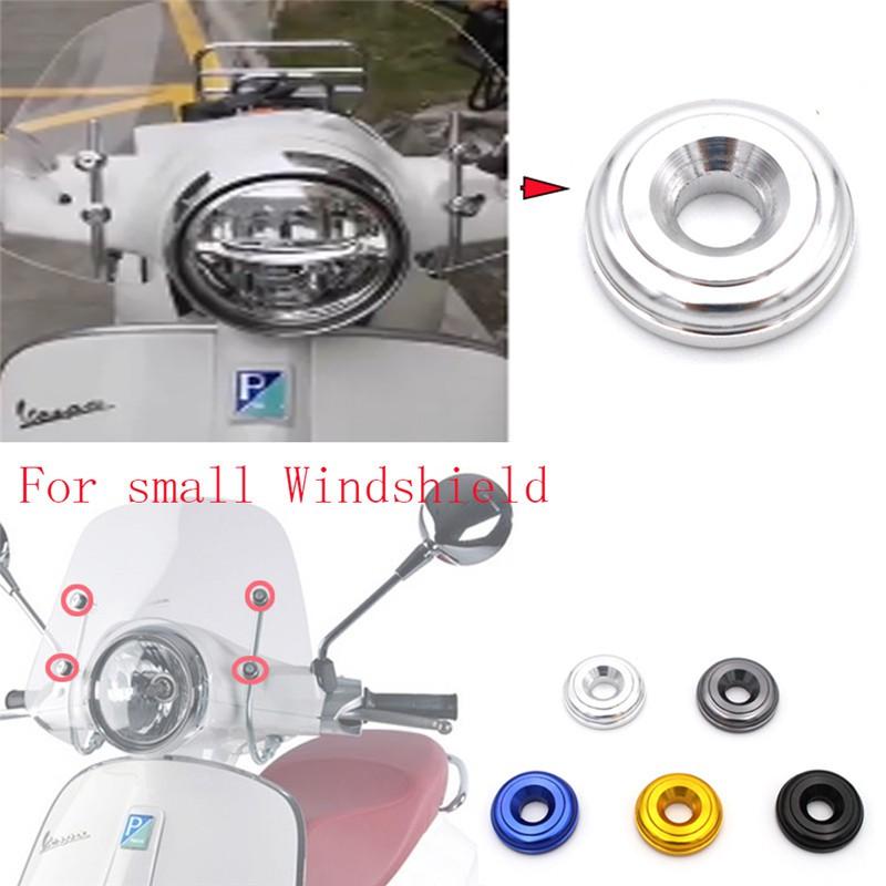 For Vespa GTS LX LXV Sprint Primavera 150 GTS300 300ie Motorcycle Accessories small Windshield Aluminum alloy decorative cover