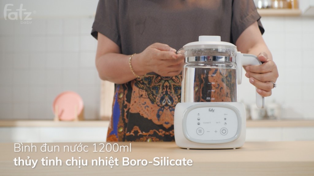 MÁY ĐUN NƯỚC VÀ HÂM NƯỚC PHA SỮA ĐIỆN TỬ FATZ BABY QUICK 9 FB3526TN