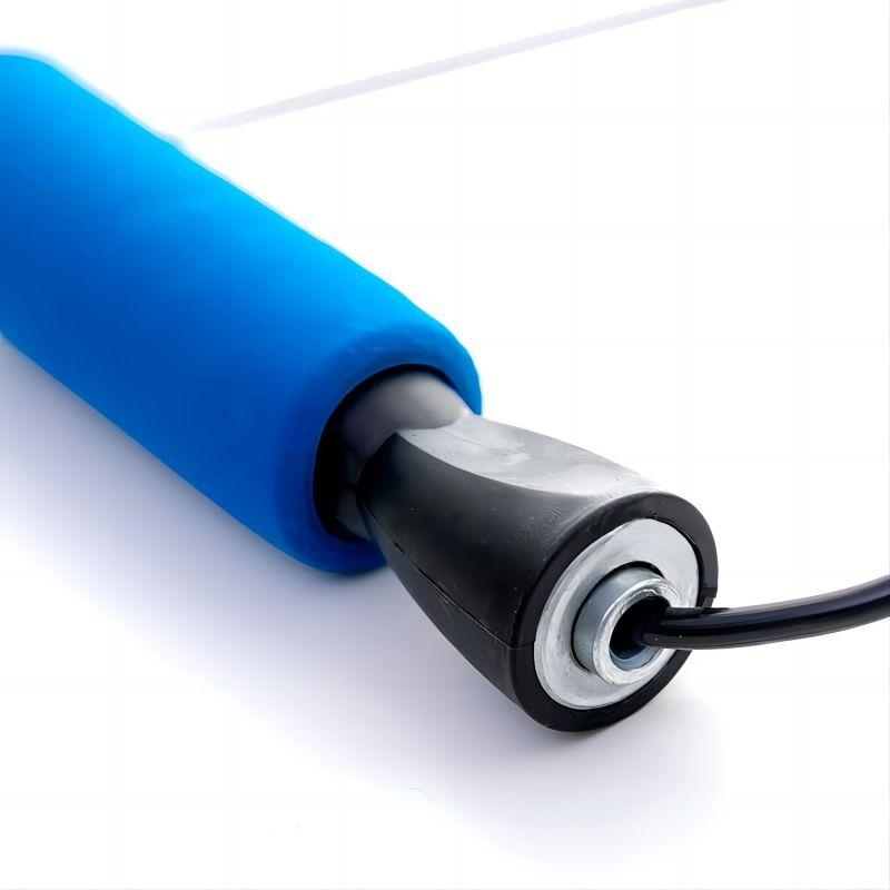 Sinh viên thể dục nhảy dây thừng kéo dài bằng nhựa tay cầm dây cầm tay nhảy dây pvc dây thép nhảy dây thừng thiết bị tập thể dục Color: Orange