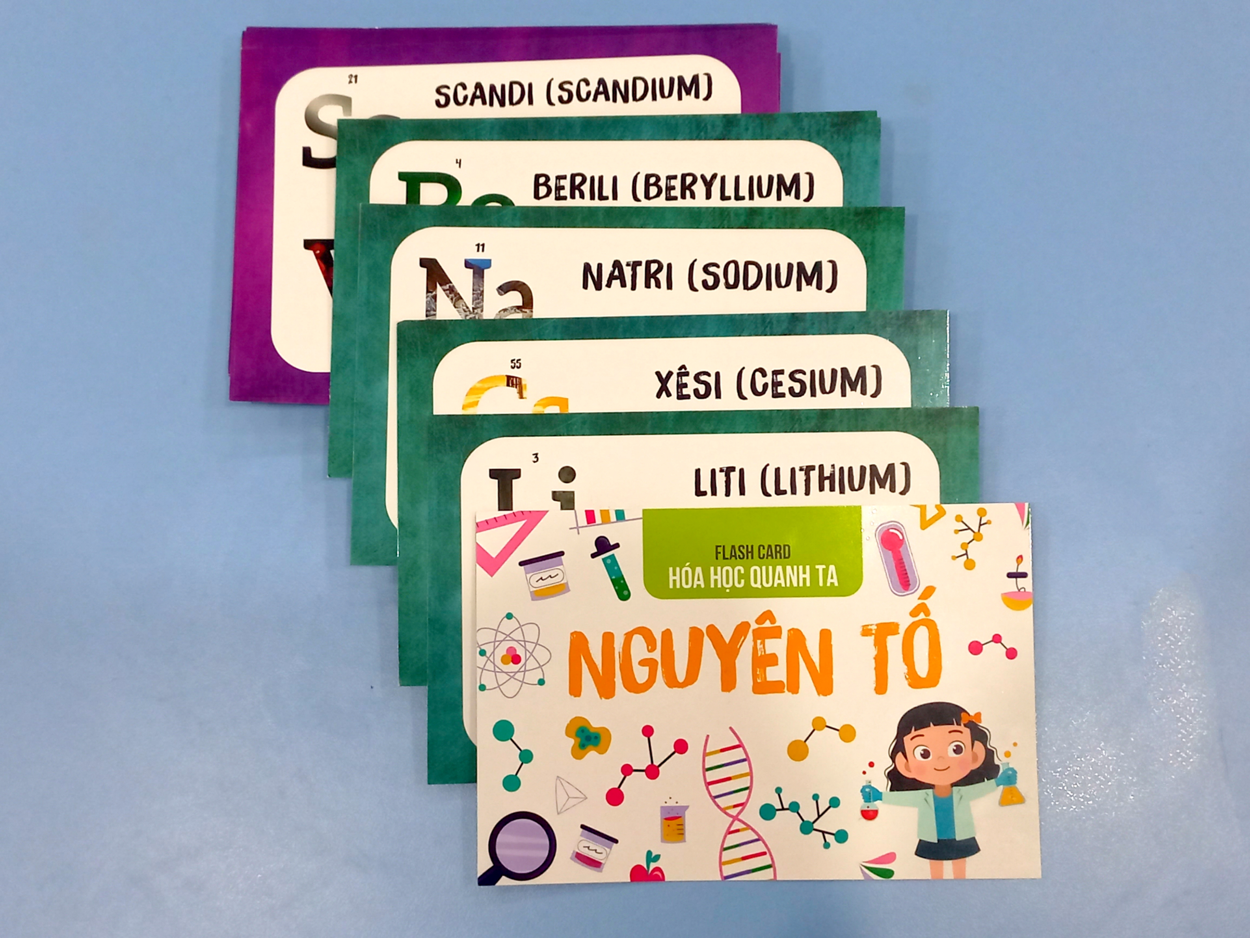 COMBO FLASH CARD HÓA HỌC - Á Châu Books