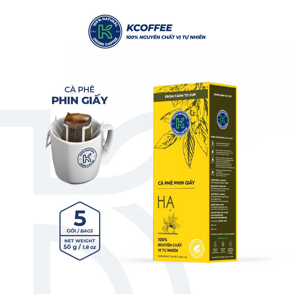 Bộ sản phẩm cà phê Hạnh Phúc Bốn Mùa - 4 Seasons thương hiệu K Coffee