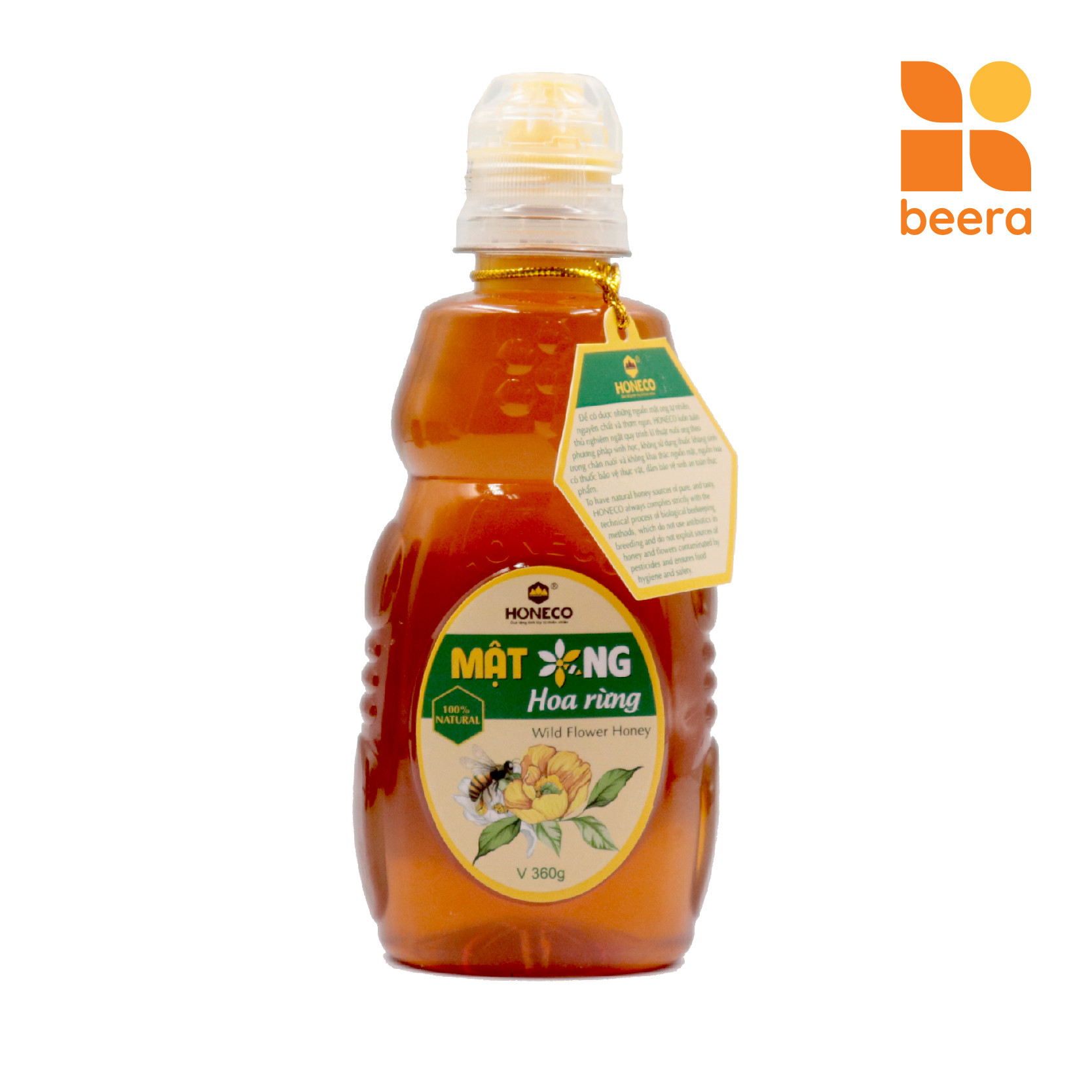 Mật ong hoa Rừng 360g-HONECO