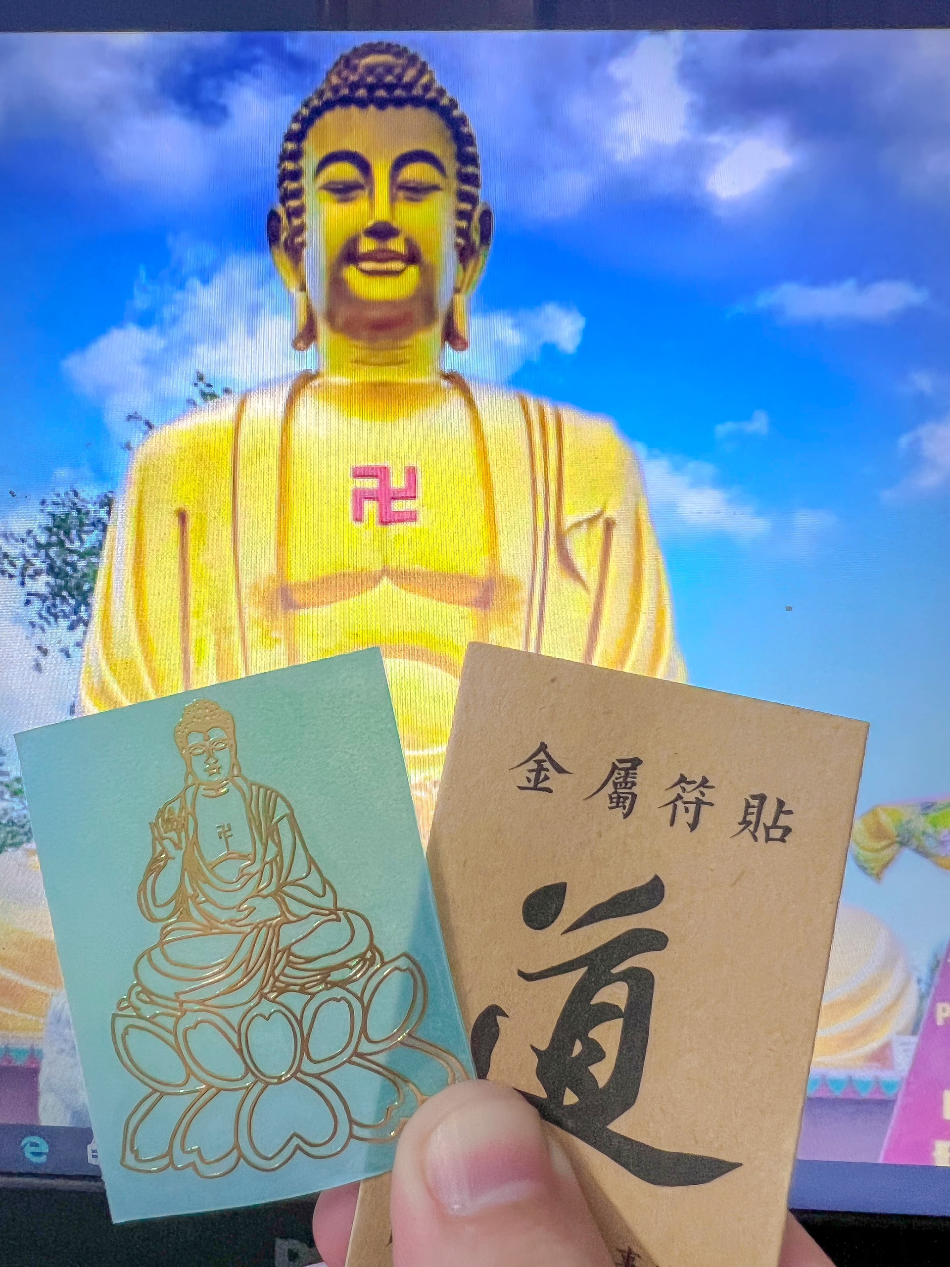 Linh phù may mắn bình an phật thích ca