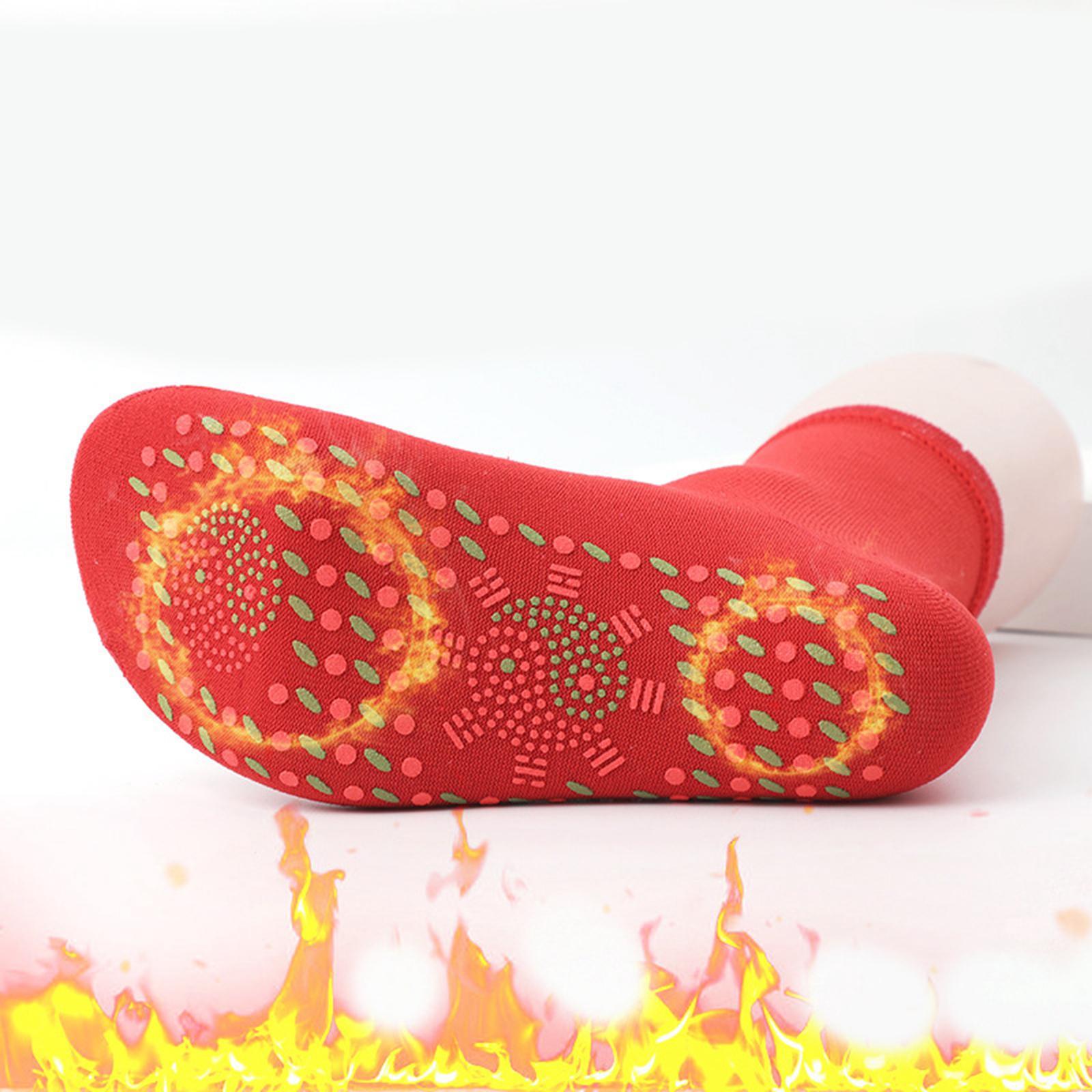 Self Heating Socks Stretch Warm Heated Socks for Cycling Skiing Walking