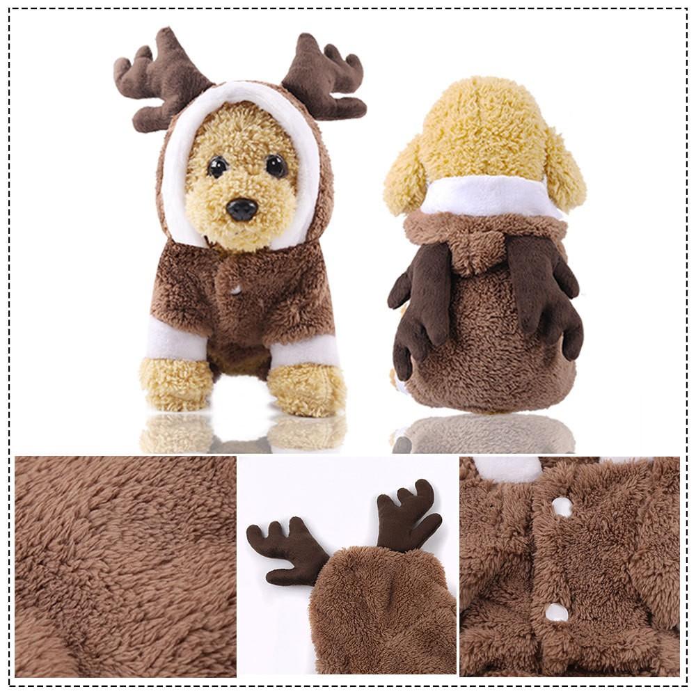 Áo noel cho chó mèo, áo nỉ lông cho chó 10kg