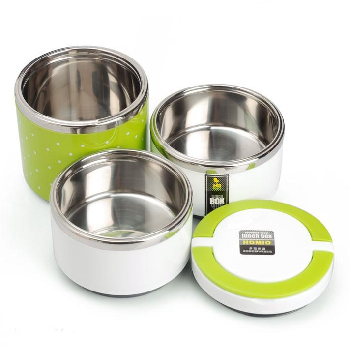Hộp cơm giữ nhiệt 3 tầng cao cấp