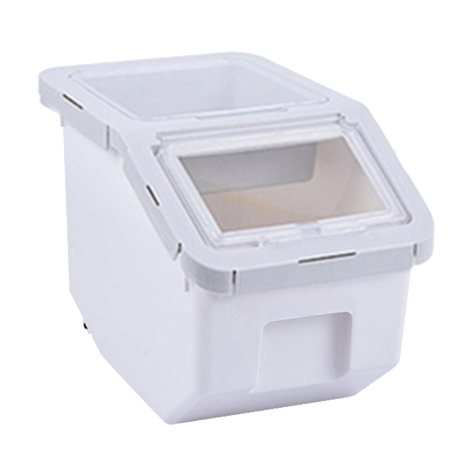 Food Storage Container Cereal Rice Storage with Lid - Gray