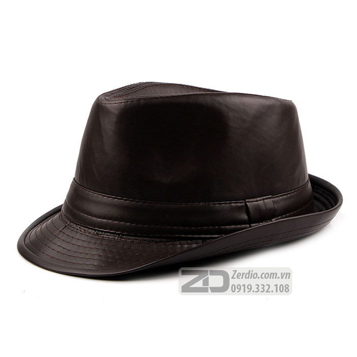 Mũ phớt, Nón cao bồi Fedora da MP013 kiểu dáng Classic cho nam và nữ