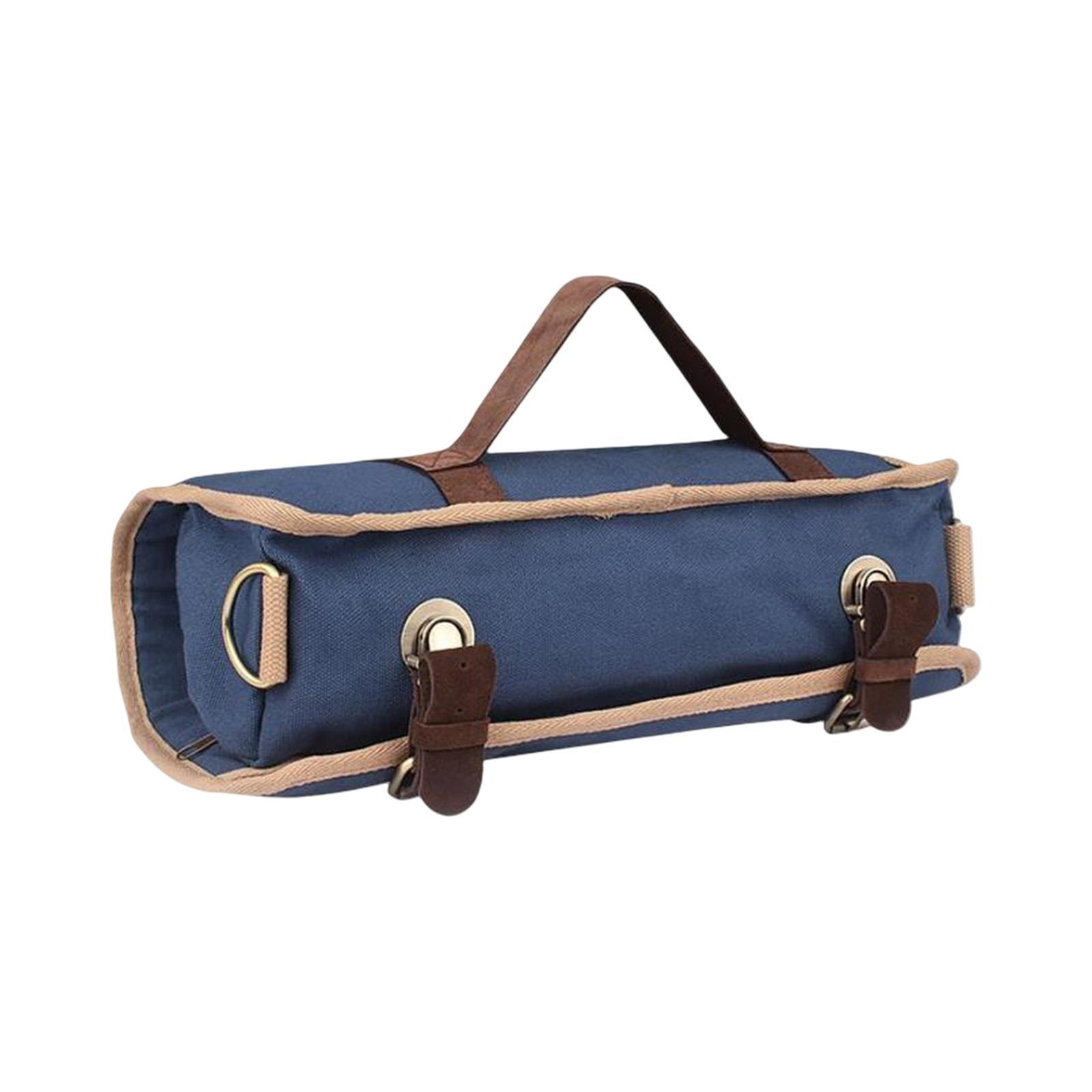 Bartender Bag Portable Canvas Bag Barware Roll Bag Case Bar Accessories