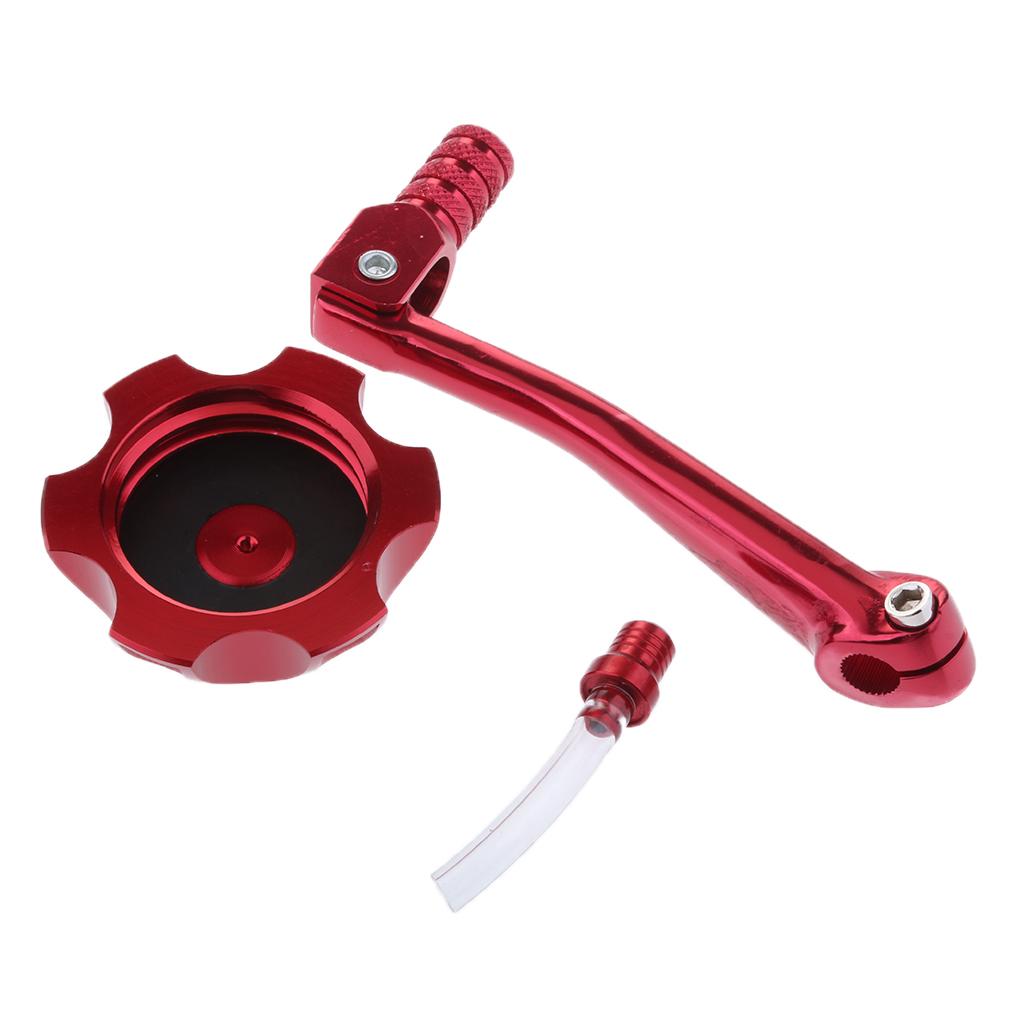 Gear Shifter Shift Lever Fuel Tank Cap for 110cc 125cc 150cc Pit Dirt Bike