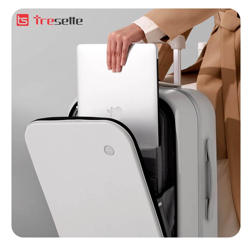 BFQ2ST500KTL: giảm 8% cho đơn từ 500K Vali khóa sập Hàn Quốc Tresette 9260 Mở ngăn trước tiện dụng