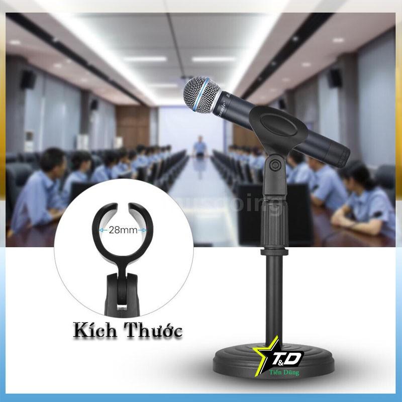 Chân mic để bàn hay giá đỡ mic dòng 1 mic - chân micro dùng tốt cho các mic như C7 C11 C16