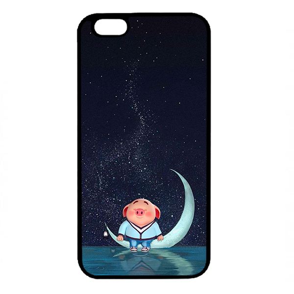 Ốp lưng cho iPhone 6 Plus heo 5 - Hàng chính hãng