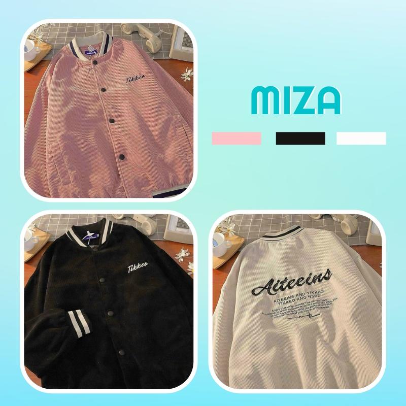 Áo khoác bomber nhung nữ nam unisex gió jacket cúc bấm form rộng local brand ulzzang phong cách hàn quốc đep TIKKEO