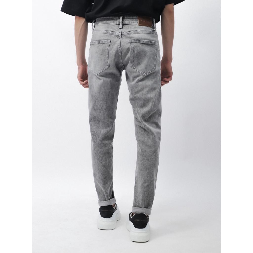 Quần jean xám nhạt DF form slimfit - 221204 | LASTORE MENSWEAR