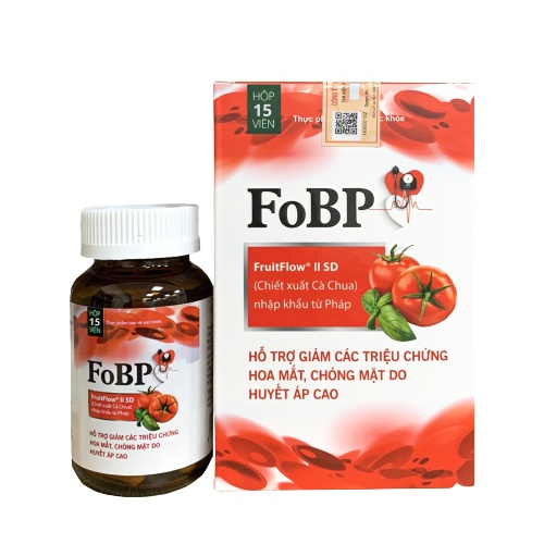 Viên Uống Ổn Định Huyết Áp Giảm Hoa Mắt Chóng Mặt FoBP