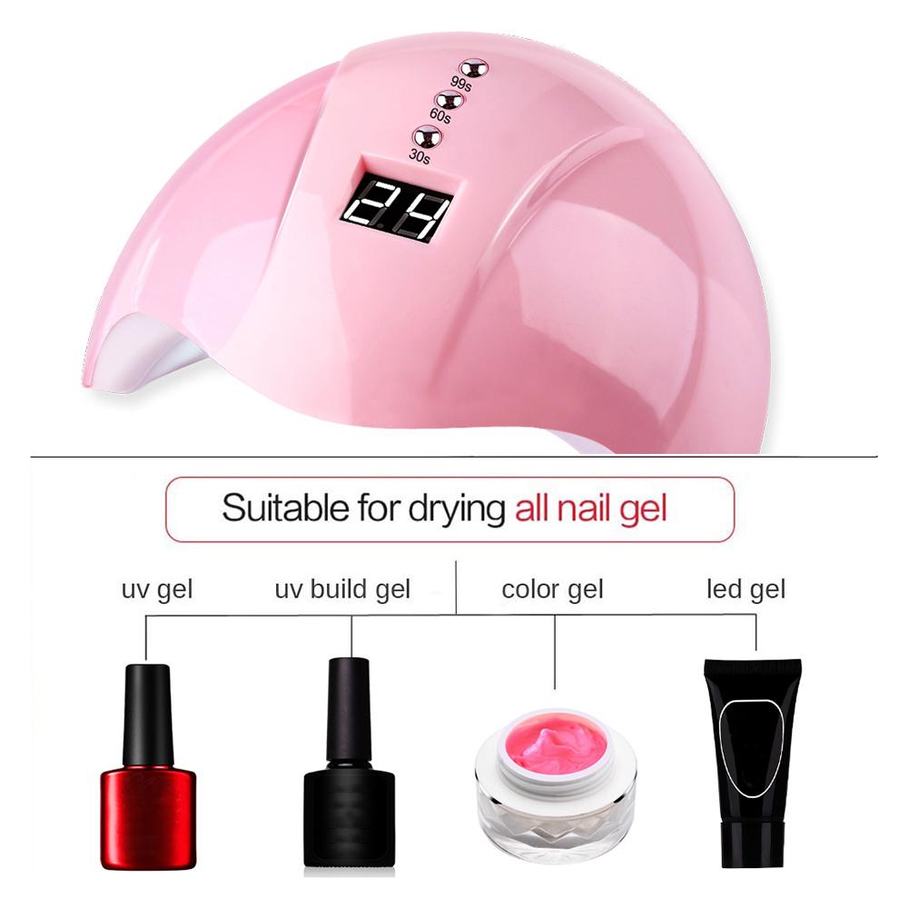 Máy Sấy Móng Tay Sơn gel Hẹn Giờ Cảm Biến Tự Động Dụng Cụ Làm Móng Tay Phụ Kiện