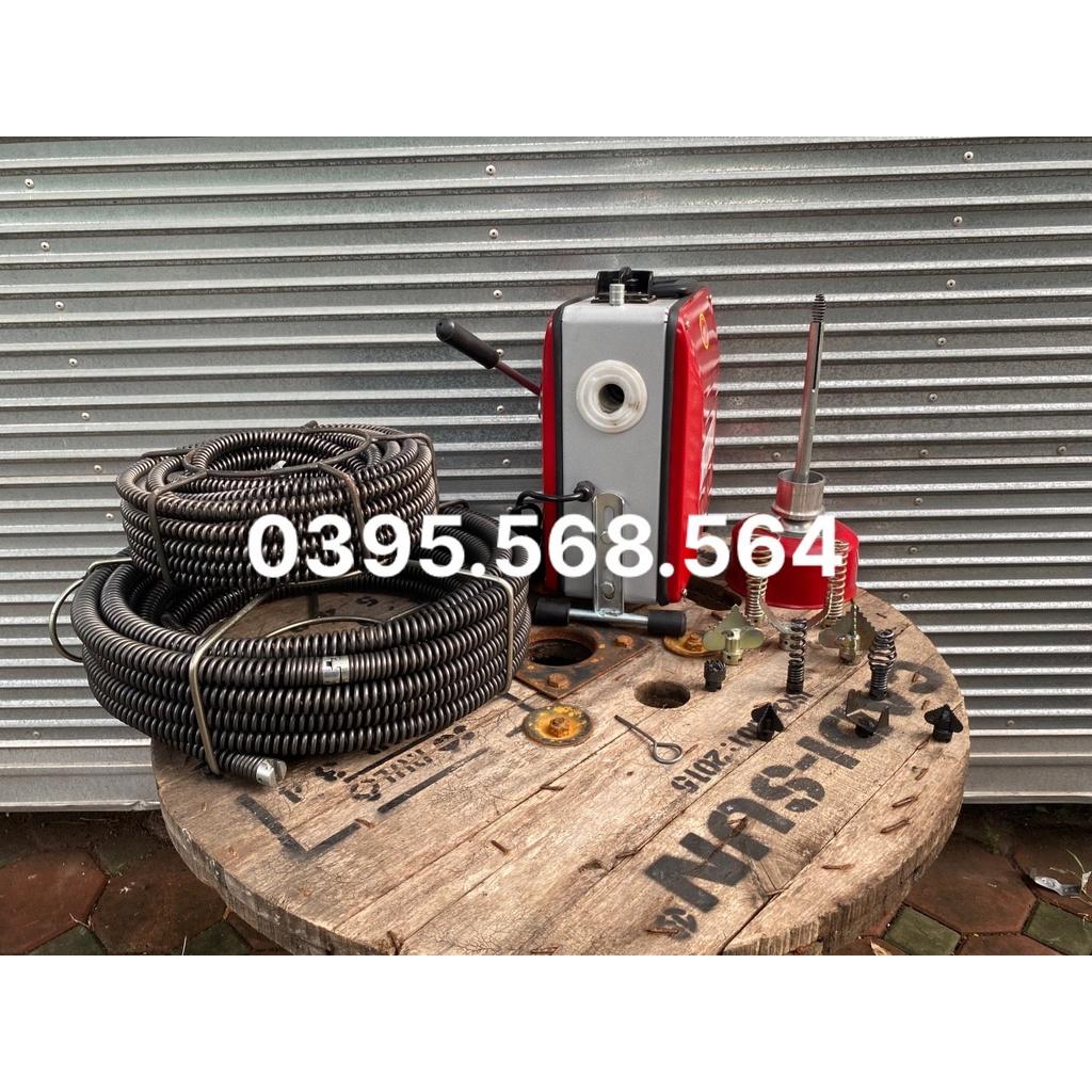 Máy thông tắc GQ150-1800w sử dung cả 3 loại dây phi 8 , phi 16 , phi 22