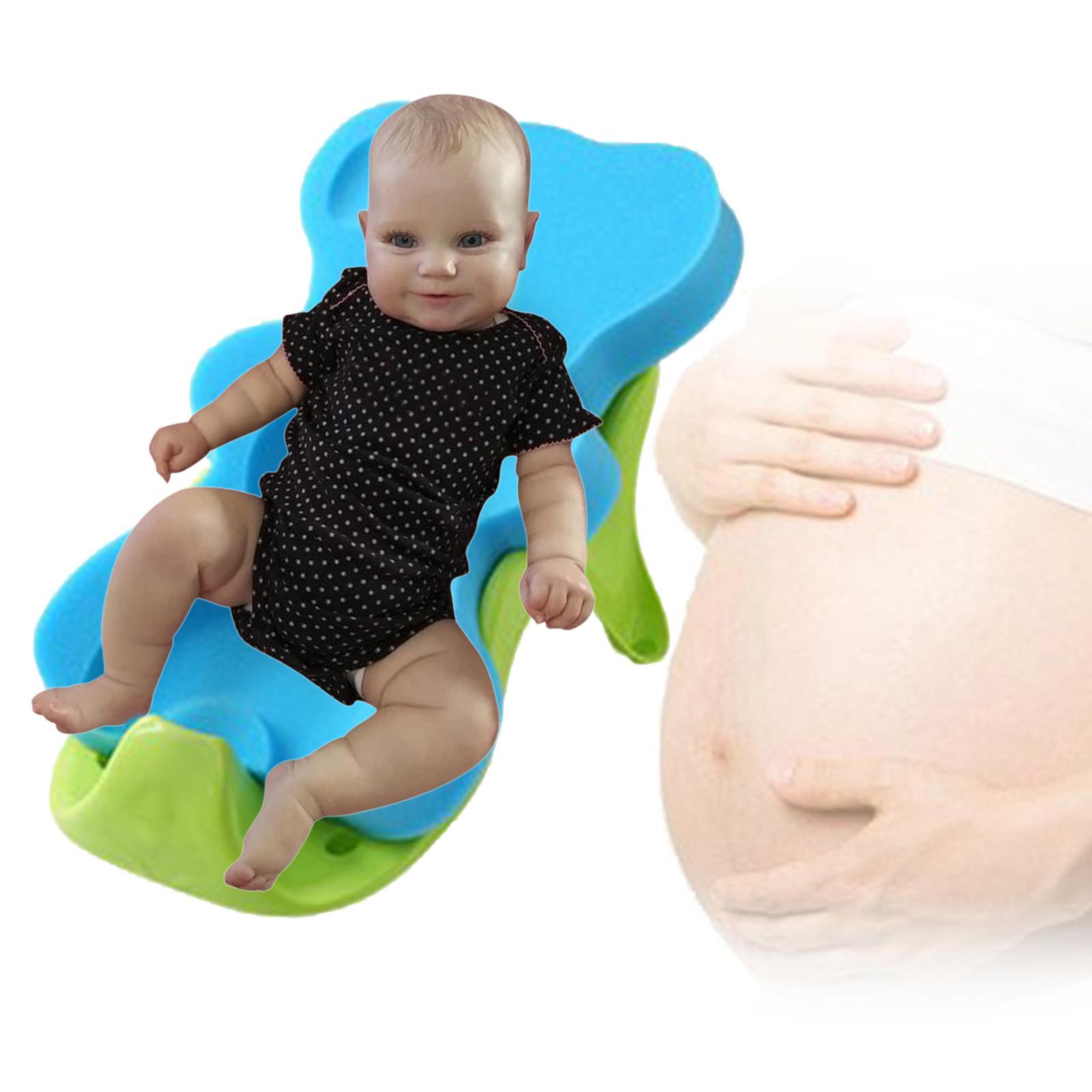 Infant Bath Sponge Skid Proof Comfy Infant Mat for Toddlers Bathroom Summer Children