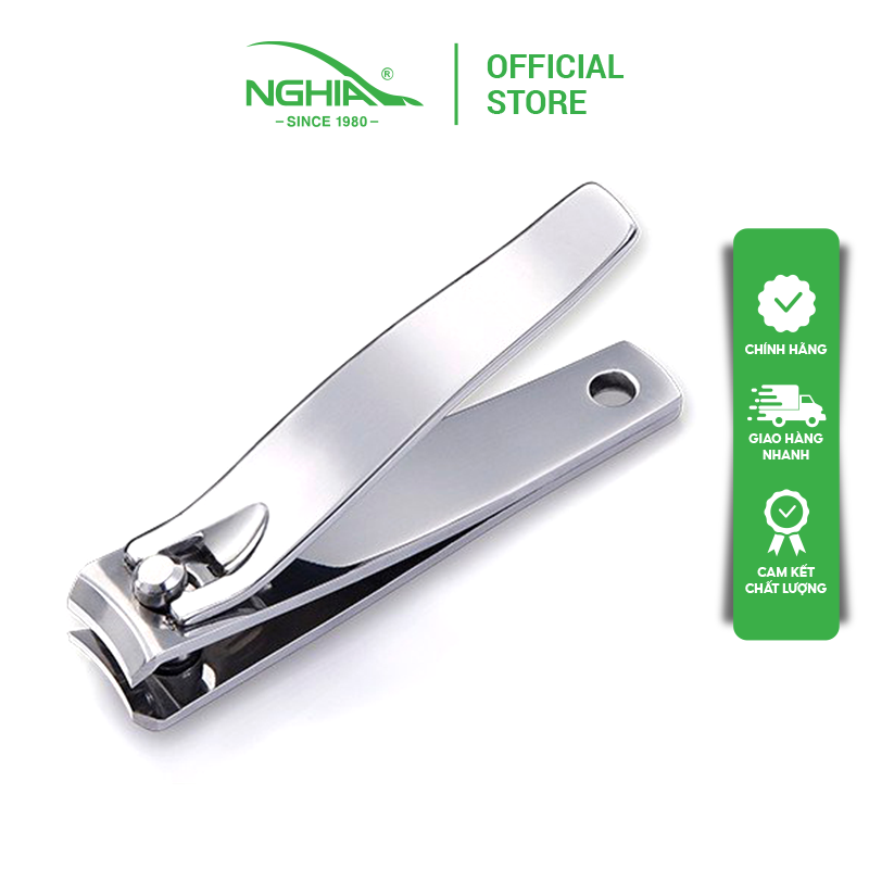 Bấm Móng Tay Chân Thép Không Gỉ KỀM NGHĨA B.904 - Lưỡi Cong (Loại Nhỏ)