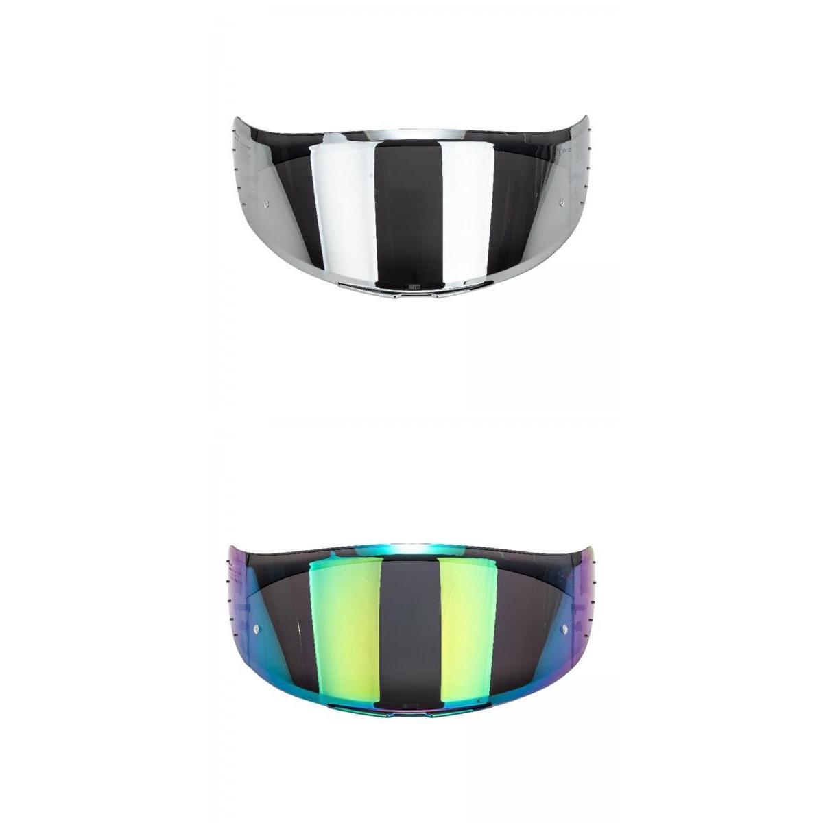 2x Full Face Protection Visor 2 Colorful  Motorcycle Helmets