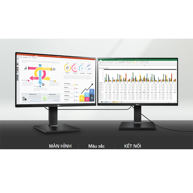 Màn hình máy tính LG 24QP750-B 23.8inch QHD 5ms 75Hz IPS - Hàng Chính Hãng