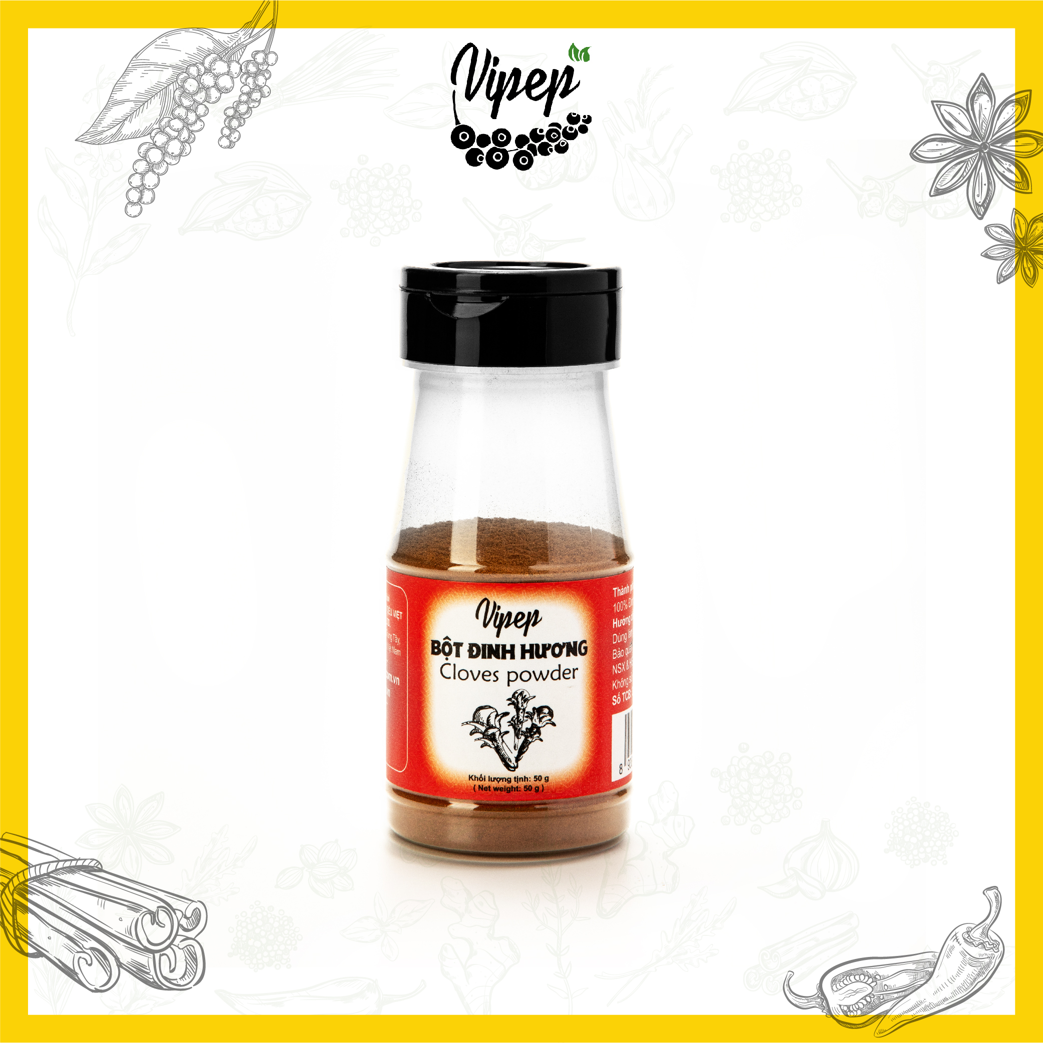 Đinh Hương Bột Vipep 50g