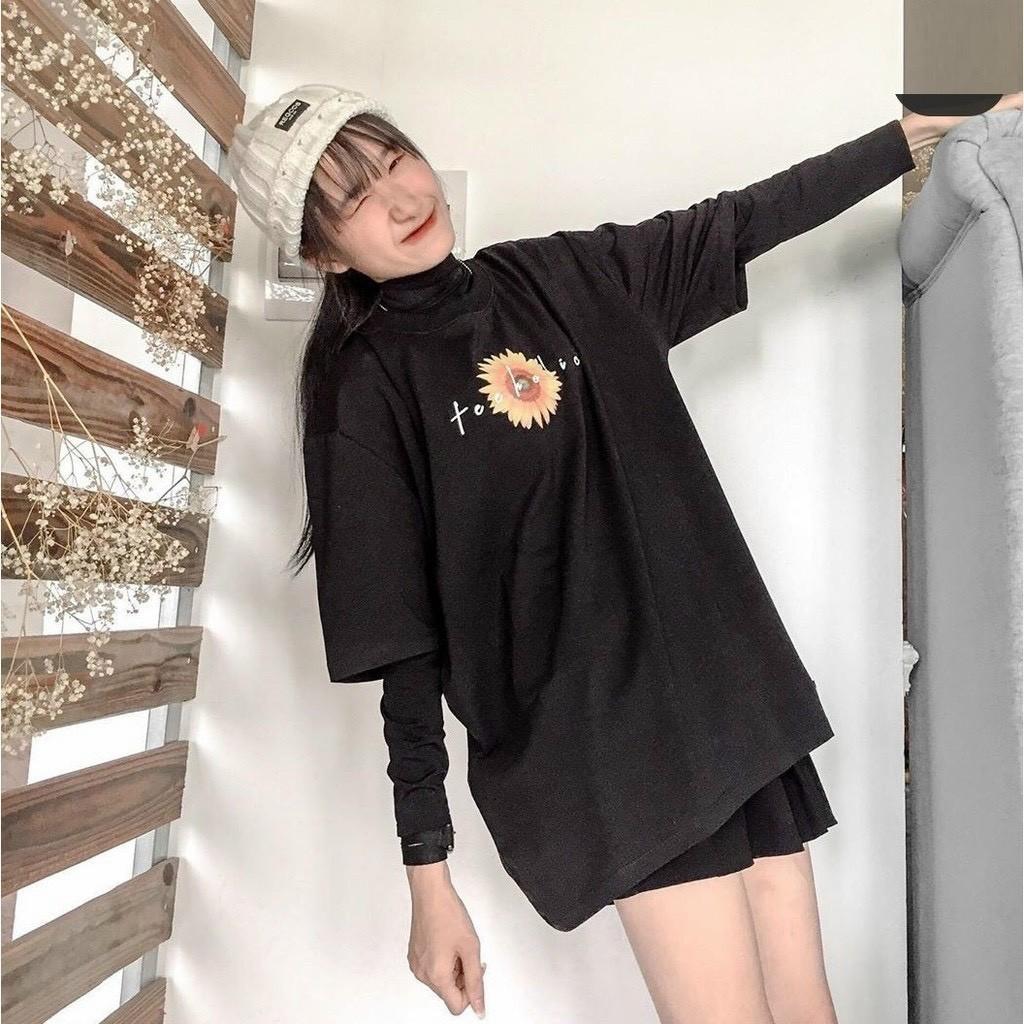 Áo Thun Tay Lỡ Unisex Freesize từ 40-70kg