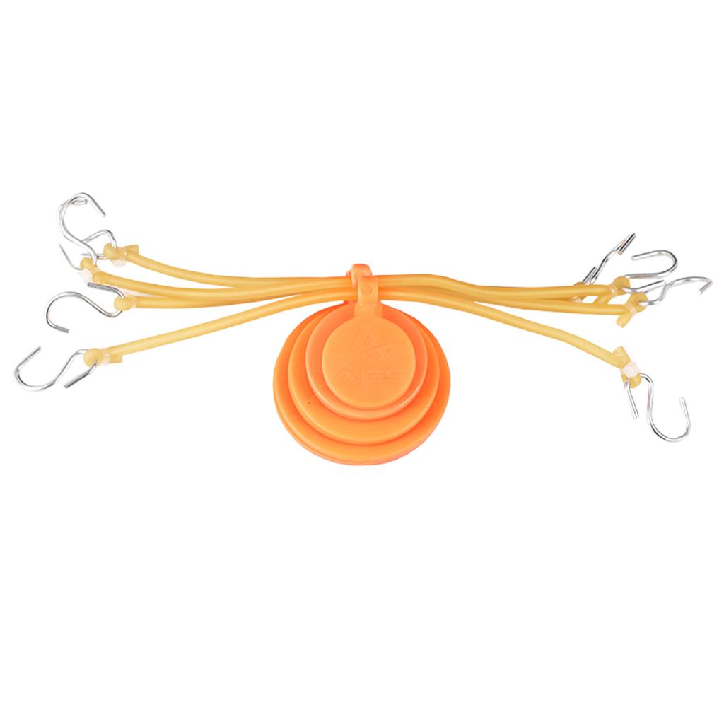 4pcs Silicone Spinner Target 3/4/5/6cm Swinging Spinning Targets