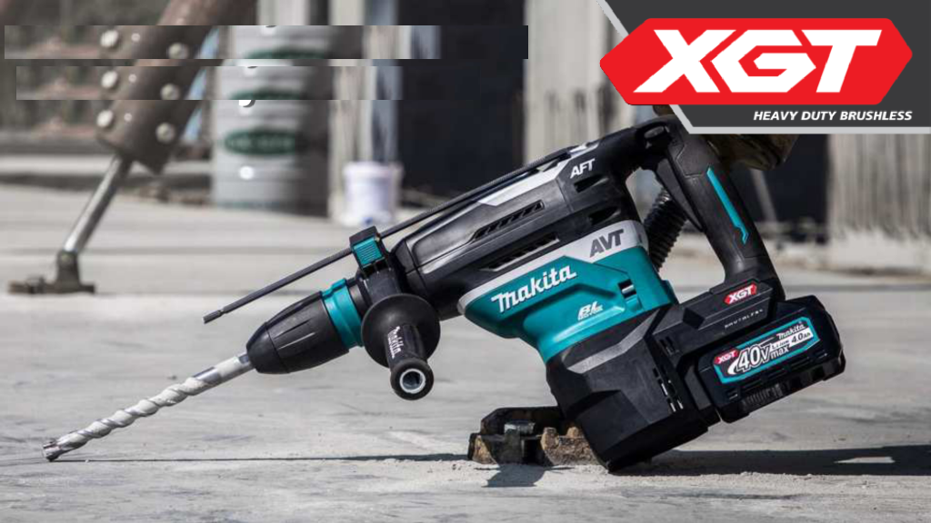 MÁY KHOAN ĐỘNG LỰC DÙNG PIN 40V MAKITA HR005GM201 , 2 PIN 4.0A.H) - HÀNG CHÍNH HÃNG
