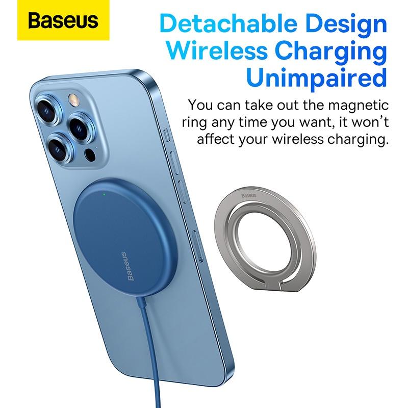 Giá Đỡ Vòng Kim Loại Có Thể Gập Lại Baseus Halo Series Foldable Metal Ring Stand