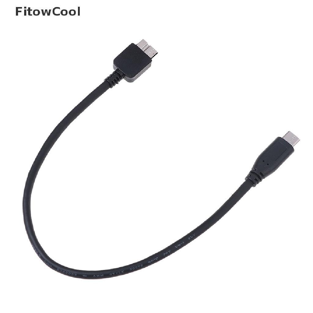 Dây cáp chuyển đổi từ USB C sang Micro USB Type C sang Micro USB dài 30cm dành cho ổ cứng hdd