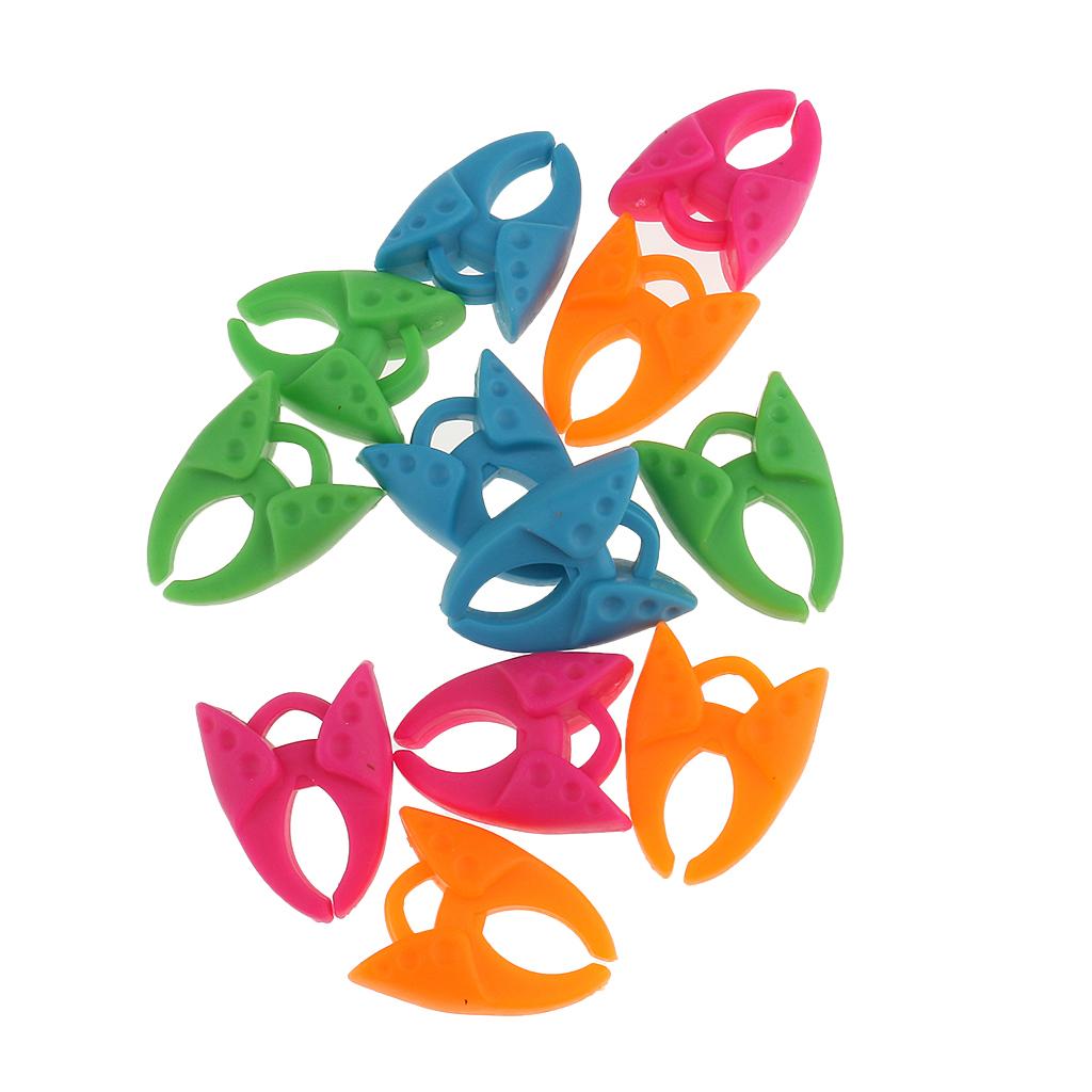 4x12 Pieces Assorted Color Bobbin Holders Clips
