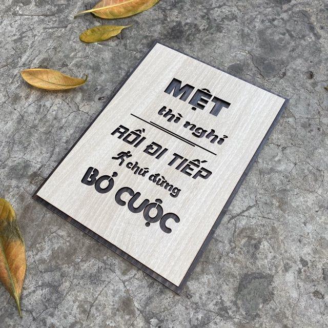 Tranh gỗ văn phòng tạo động lực giá tốt