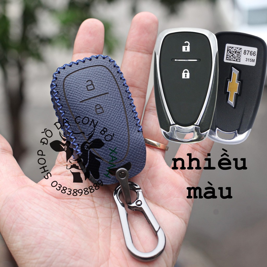 Bao da dành cho chìa khóa Chevrolet loại smartkey 004