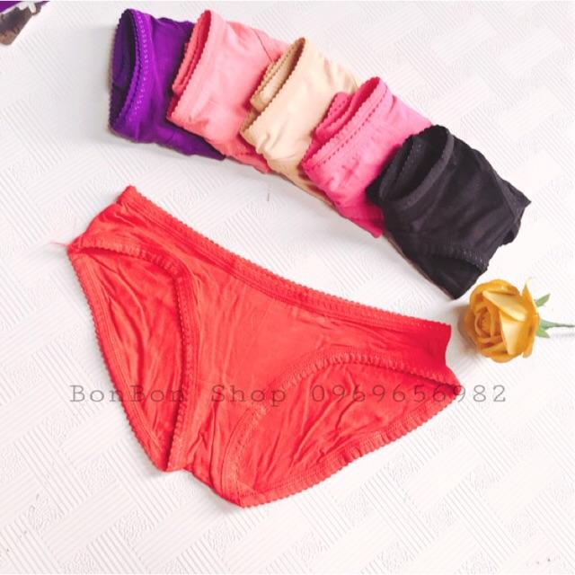 Quần lót cotton trơn mịn đẹp