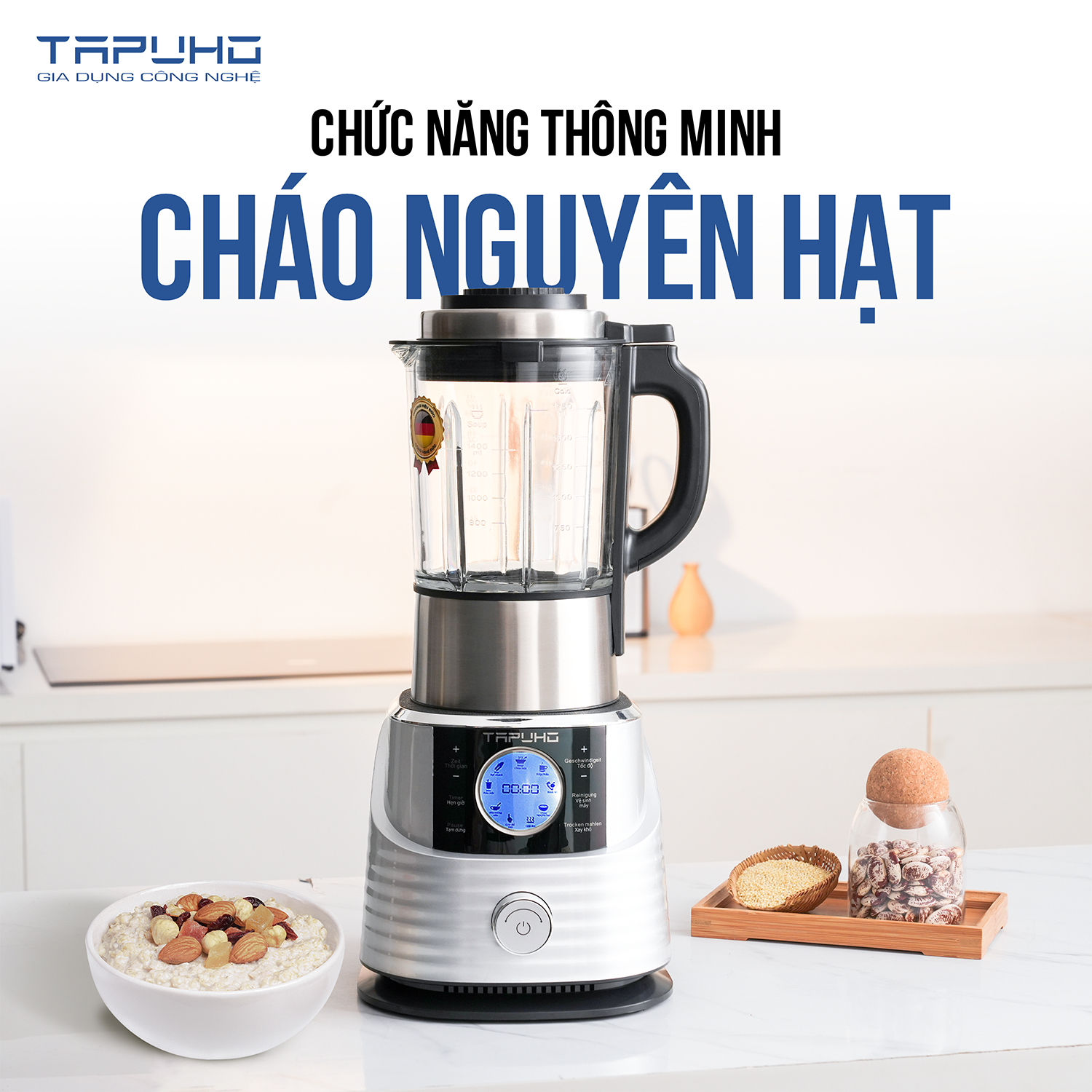 Máy làm sữa hạt Tapuho T01- Thương hiệu Đức