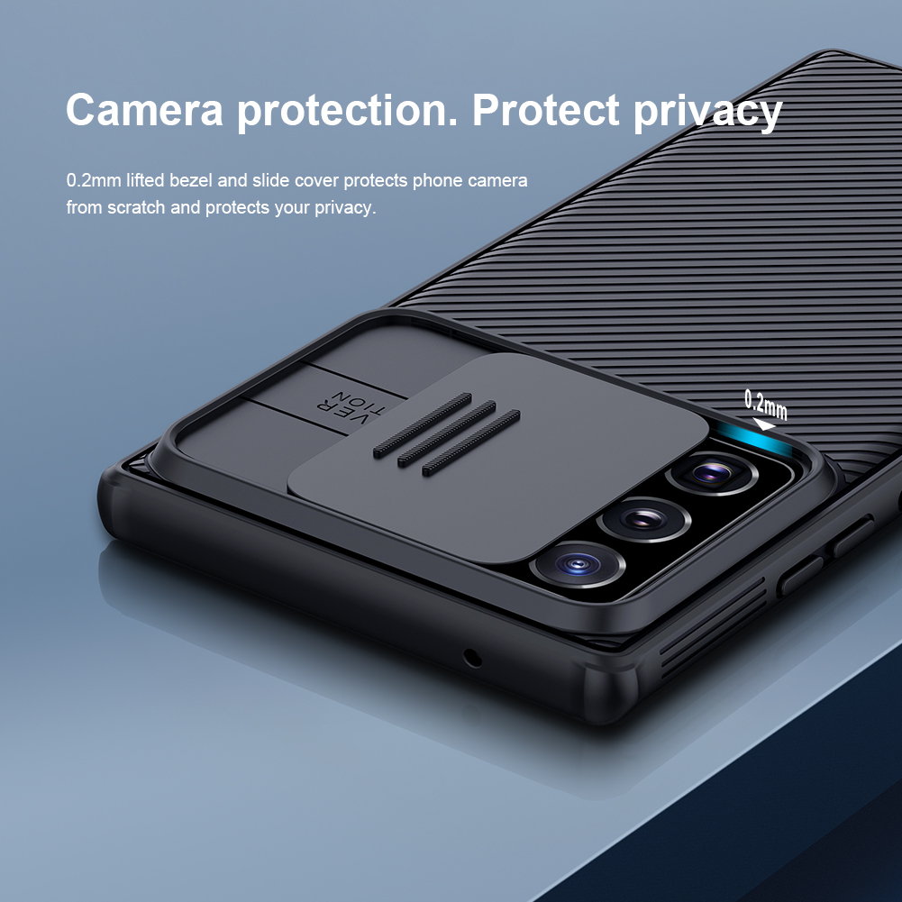 Ốp lưng bảo vệ camera Nillkin CamShield Pro Note 20 Ultra - Hàng chính hãng