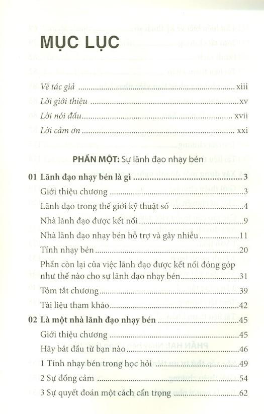 Nhà Lãnh Đạo Nhạy Bén - Cách Để Tạo Ra Một Doanh Nghiệp Nhạy Bén Trong Kỷ Nguyên Kỹ Thuật Số