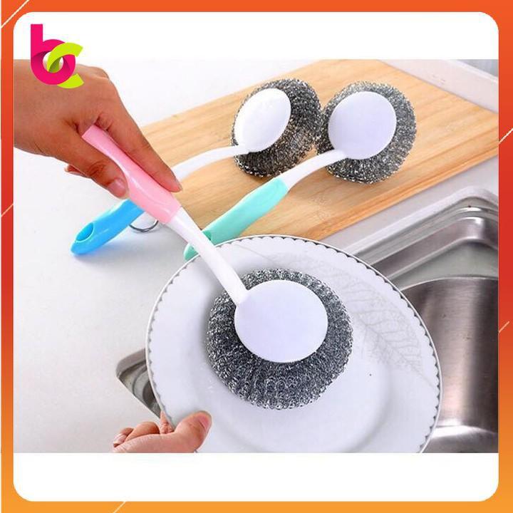 BÙI NHÙI THÉP CỌ NỒI CÓ TAY CẦM  R8 in 1