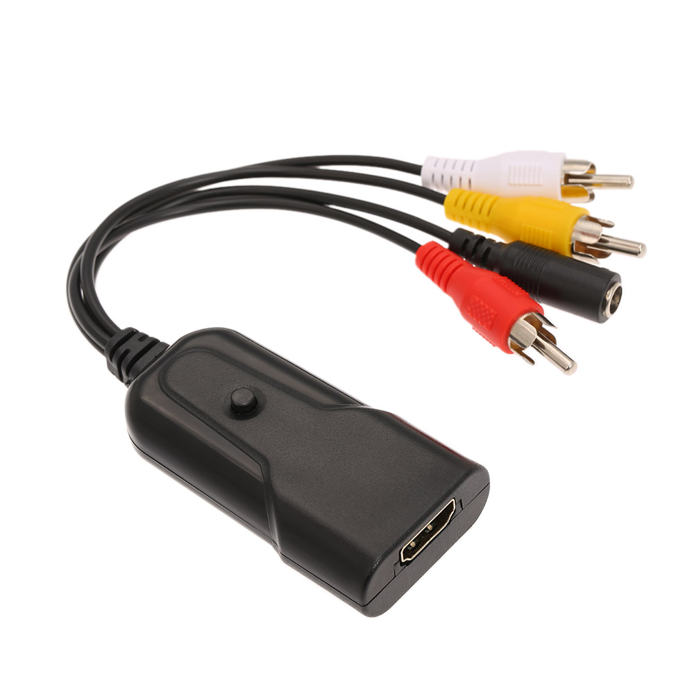 Bộ Chuyển Đổi HD 1080p Sang SV Cvbs Tiêu Chuẩn NTSC Pal Cho Máy Tính TV PS3 Màn Hình VCR HD 2 SV