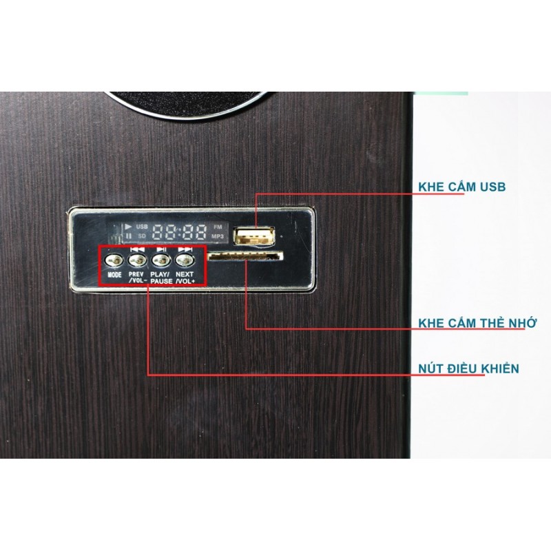 Bộ 2 Loa Karaoke Bluetooth PF