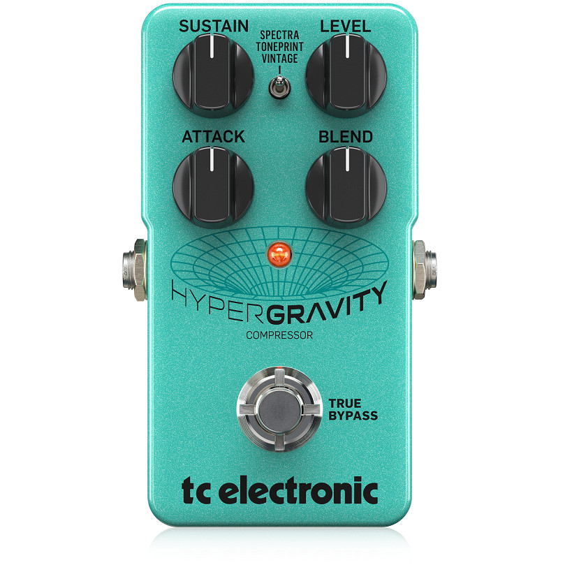 Stompboxes Guitar TC ELECTRONIC HYPERGRAVITY-COMPRESSOR -- Cục phơ ghita-Hàng Chính Hãng